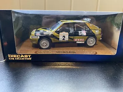 1/18 Scale RICKO LANCIA DELTA HF Integrale Evo 2 Series Rally ESSO No 2 BOXED • $83.64