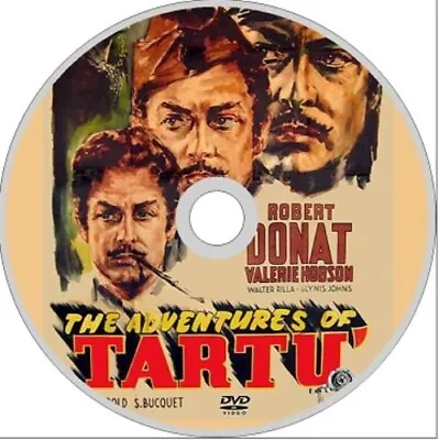 £4 • Buy The Adventures Of Tartu (1943) Robert Donat, Valerie Hobson, Walter Rilla