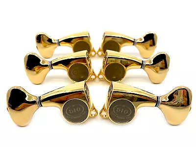 Gotoh SGL-510-L5G Tuners 3+3 Gold - For Guitar/Luthier • $218.40