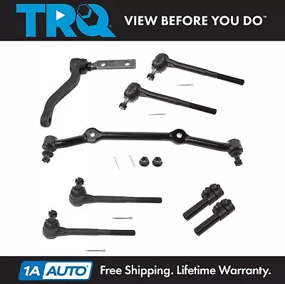 TRQ 8 Piece Kit Inner Outer Tie Rod End Idler Arm Center Drag Link LH RH  New • $109.95