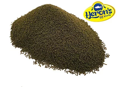 HERONS Marine Pellets SPIRULINA KELP OMEGA-3 COLOUR ENHANCING MARINE FISH FOOD • £5.50