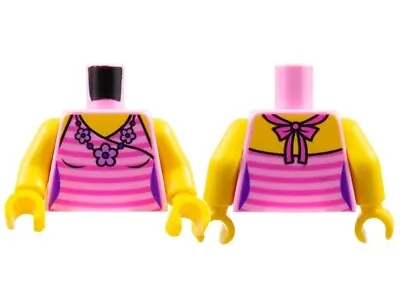 £1.70 • Buy LEGO Torso Body For Female Girl  Minifigure  Pink Halter Neck Vest Top