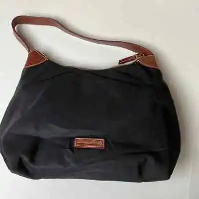 Black Dooney & Burke Nylon And Leather Hand Bag  • $30