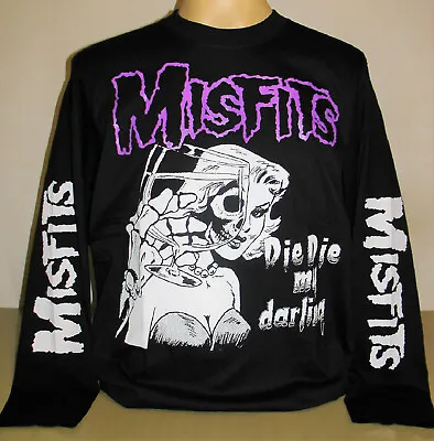 Misfits Die Die My Darling Punk Band Long Sleeve T-Shirt Size S M L XL 2XL 3XL • $19.99