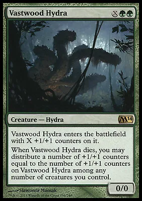 Mtg Vastwood Hydra Exc - Forest Hydra - M14 - Magic • $1.07