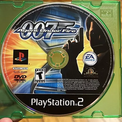 James Bond 007 In Agent Under Fire Black Label (PS2) Disc Only Tested Working • $4.72