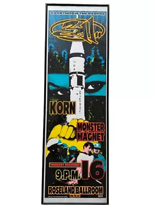 Kozic 90s 311×KORN Live Commemorative Silk Screen Poster Edition Autographed • $1476.07