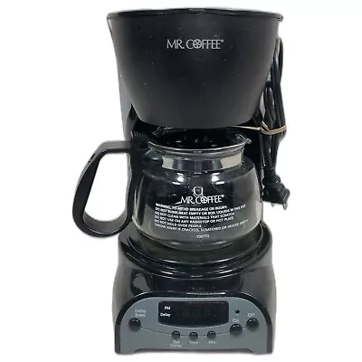 Mr. Coffee 4-Cup Programmable Coffeemaker DRX5 Black • $20