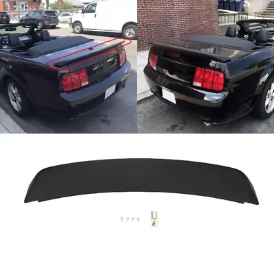 Fits For Ford Mustang 05-09 GT500 Duck Tail Style Rear Trunk Spoiler Wing Black • $58.70