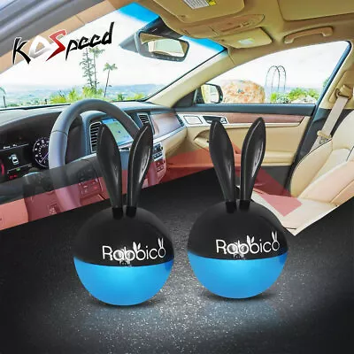 Diax 3g Marine Squash Scent Rabbit Ear Air Vent Clip-On Air Freshener Black/Blue • $12.99