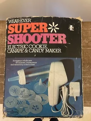 Vintage Wear-Ever Super Shooter Electric Cookie Canape & Candy Maker • $32.99
