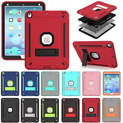 Shockproof Rubber Heavy Duty Case Stand Cover For IPad 9th/8th/7th/6th/5th/Air 2 • $18.99