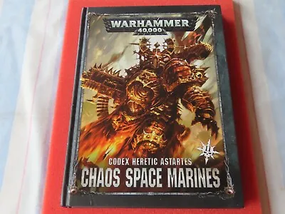 Games Workshop Warhammer 40k Codex Chaos Space Marines 8th Edition 2017 GW OOP • £15.99