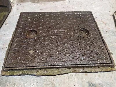 Cast Iron Manhole Drain Cover & Frame 680mm X 537mm Super Heavy Duty  • £140