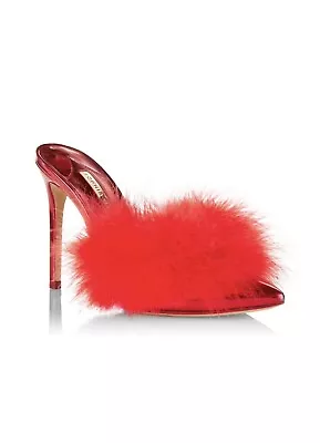 Sophia Webster Delicia Marabou Mules Size 38 • £384.12