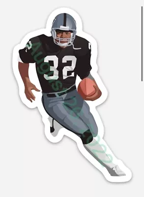 Marcus Allen Las Vegas RAIDERS (STICKER)- #34 Formally Oakland NFL Vinyl • $5.37