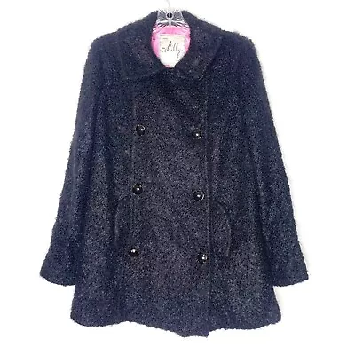 Vintage An Original Milly Of New York Black Mohair Jacket Women’s Size 10 • $115