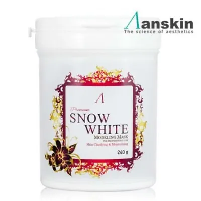 ANSKIN Modeling Mask Premium 240g #Snow White Jelly Rubber Masks KOREA MADE • $28.98