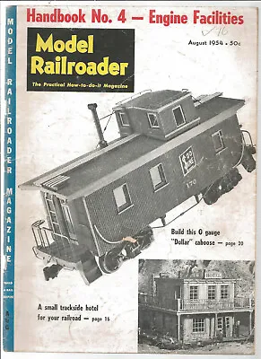 Model Railroader Magazine August 1954 • $4.99