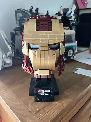 LEGO Super Heroes: Iron Man Helmet (76165) GREAT CONDITION No Box Or Instruction • $70