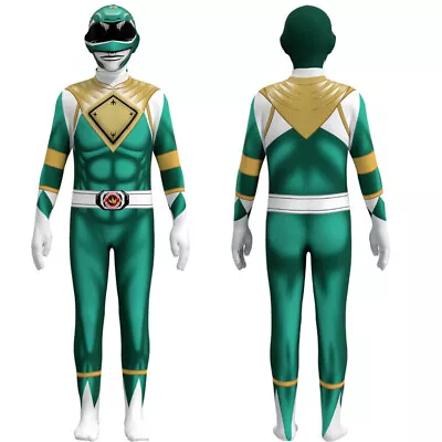 Adults Power Rangers Costume Unisex Superhero Cosplay Costume • $30.99