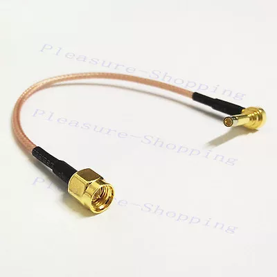 MS-156 MS156 Plug To SMA Male Plug Test Probe Connector RG316 Cable Leads 50cm  • $3.65