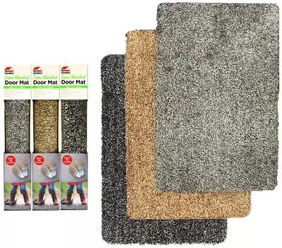 Magic Clean Step Mat Super Absorbent Doormat Entrance Non Slip Door Mats 70x45cm • £9.99