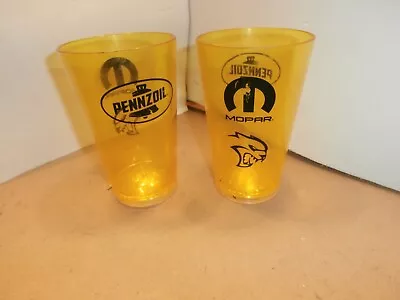 Vintage Pennzoil Mopar Light Blinking Drinking Cups  Sign • $39.99