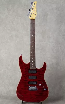 TOM ANDERSON Hollow Drop Top Cajun Red With Binding USA 2006 ST Type Guitar • $3867