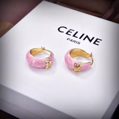 Celine Phoebe Philo Swirl Hoop Earrings • $86.69