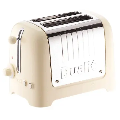 £69.89 • Buy Dualit Lite 2-Slot Toaster 1.1 KW, 1100W Stainless Steel, Cream/Gloss Finish