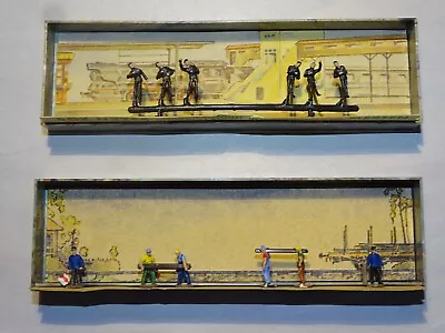 MERTEN N Scale Figure Set (2) 876 2268 Track Railroad Crew Model Train Vintage • $14