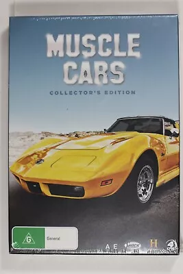 Muscle Cars - Collector's Edition - Mustang Chevy : 4 DVD Set Reg 4 New Sealed • $15.95