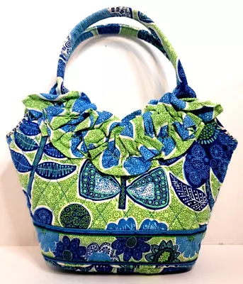 Vera Bradley Doodle Daisy Mini Ruffled Handbag Purse For Little Girls 9x6 Used • $14.75