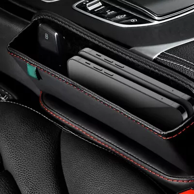 $17.03 • Buy Universal Black Car Seat Gap Organizer Storage Bag Seat Box Holder Accessories