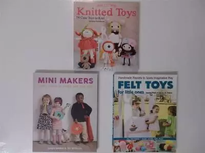 £5.99 • Buy Crafting Book For Knitted Toys, Mini Makers  Or Felt Toys For Little Ones.