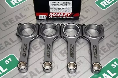 Manley H Beam Rods Acura Integra GSR B18 B18C B18C1 B18C5 ARP2000 Bolts 14026-4 • $518