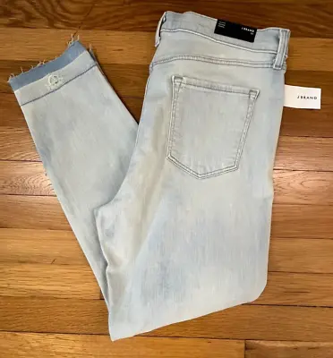 J Brand Jeans Cropped High Rise Size 32 Jeans Alana Let Out Hem Raw NWT  A2 • $20