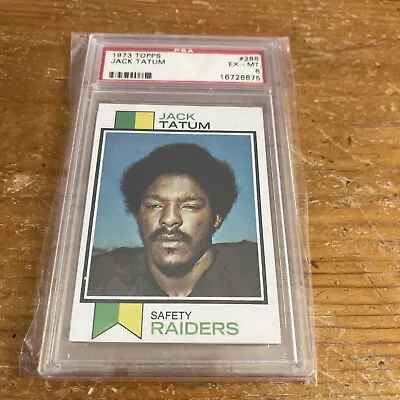 Jack Tatum 1973 Topps #288 PSA 6 • $39.99