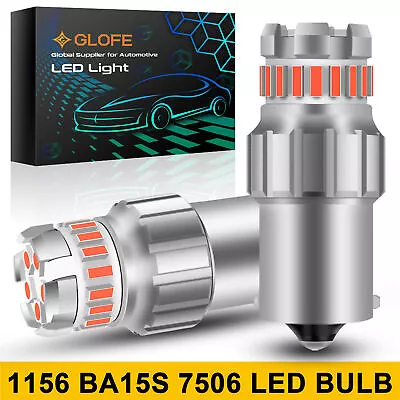 CANBUS LED Turn Signal Reverse Brake Light Bulbs 1156 BA15S P21W 7506 1141 382 • $13.96