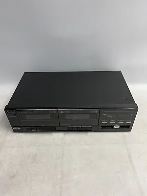 Vintage Mitsubishi Stereo Double Cassette Deck DT-77 • $111.99