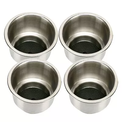 Amarine Made 4Pcs Stainless Steel Cup Drink Holder For Marine Boat RV Camper Car • $26.99