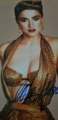 Madonna Autographed Photo Hand Signed W Coa - Singer - Actress - Sexy Pose • $250