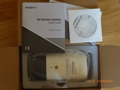 Samsung Wisenet Hanwha XNB-8000P 5MP HD Box Body IP CCTV Network Camera • £80