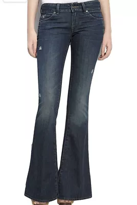 VINCE Flare Leg Stretch Jeans Denim Mykonos Wash 25 New • $59