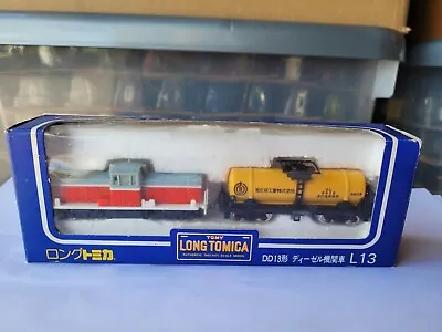 TOMICA LONG TOMICA L13 - DD13 Type Diesel Locomotive & Tanker Set VHTF BOX GOOD  • $399.95