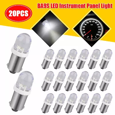 20PCS BA9S LED Interior Dome Instrument Panel Dash Gauge Light Bulbs 6000K White • $8.78