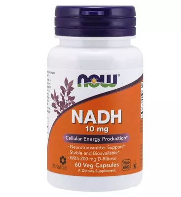 Now Foods NADH Nicotinamide Adenine Dinucleotide 60 Veg Capsules • $55.60