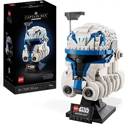 $89 • Buy LEGO Star Wars Captain Rex Helmet 75349 Brand New Sealed
