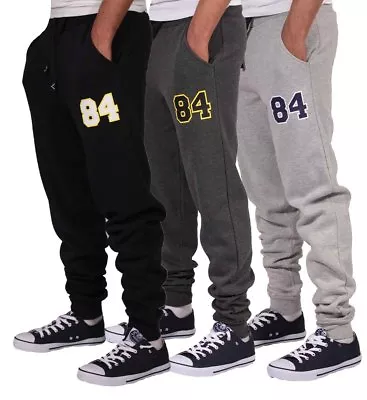 Sonneti Men's Designer Fleece Jog Pants New Hip Hop Star Time Is Money Era G • £24.99